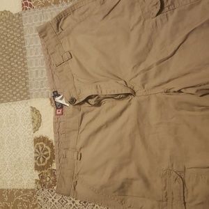 Khaki Cargo Shorts